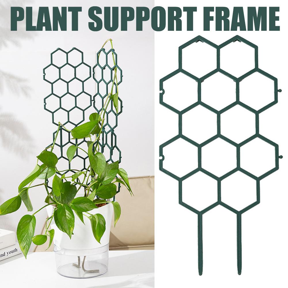 Plant Parent Tools - โครงพลาสติกสำหรับพยุงต้นไม้ 1/2/5 ชิ้น แบบซ้อนได้ อุปกรณ์ทำสวนสำหรับพืชเลื้อย เถาวัลย์