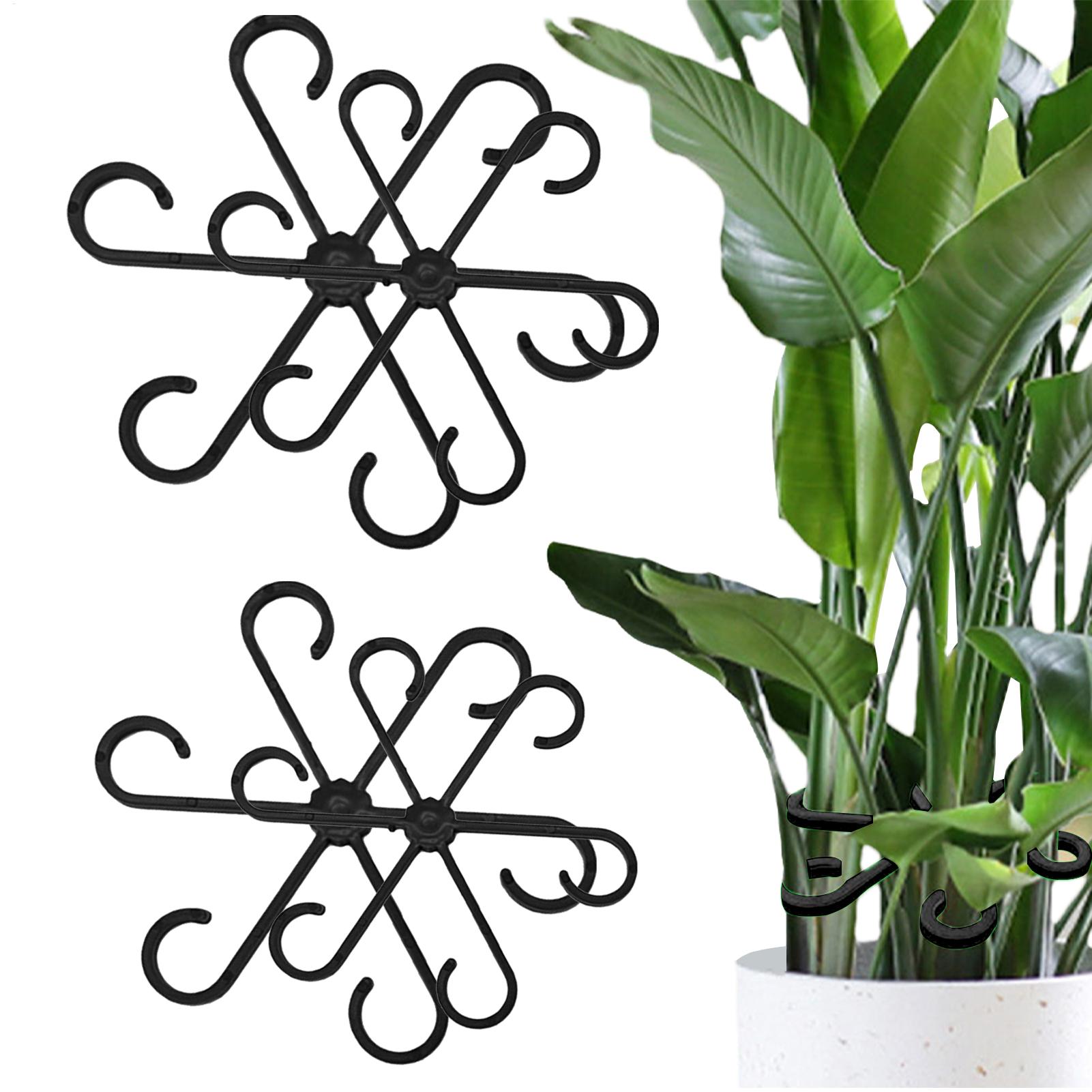 Plant Parent Tools - คลิปหนีบยึดต้นไม้ 4 ชิ้น โครงพยุงต้นไม้เลื้อย โครงพับได้สำหรับก้านดอกไม้ อุปกรณ์ตกแต่งก้านต้นไม้