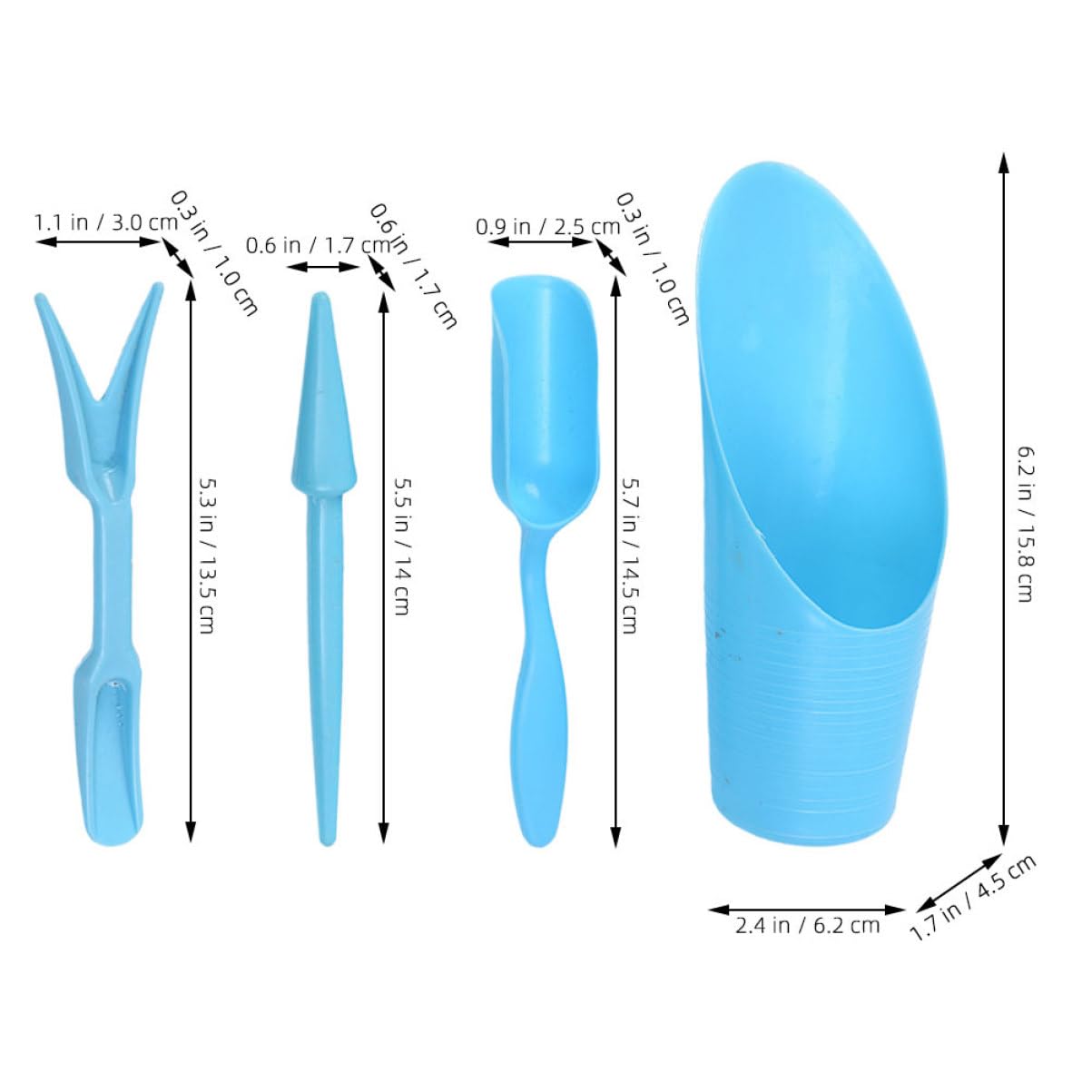 4 ชิ้น/เซ็ต,พลาสติกทนทานถังพลั - Plant Parent Tools บทวิจารณ์และราคา