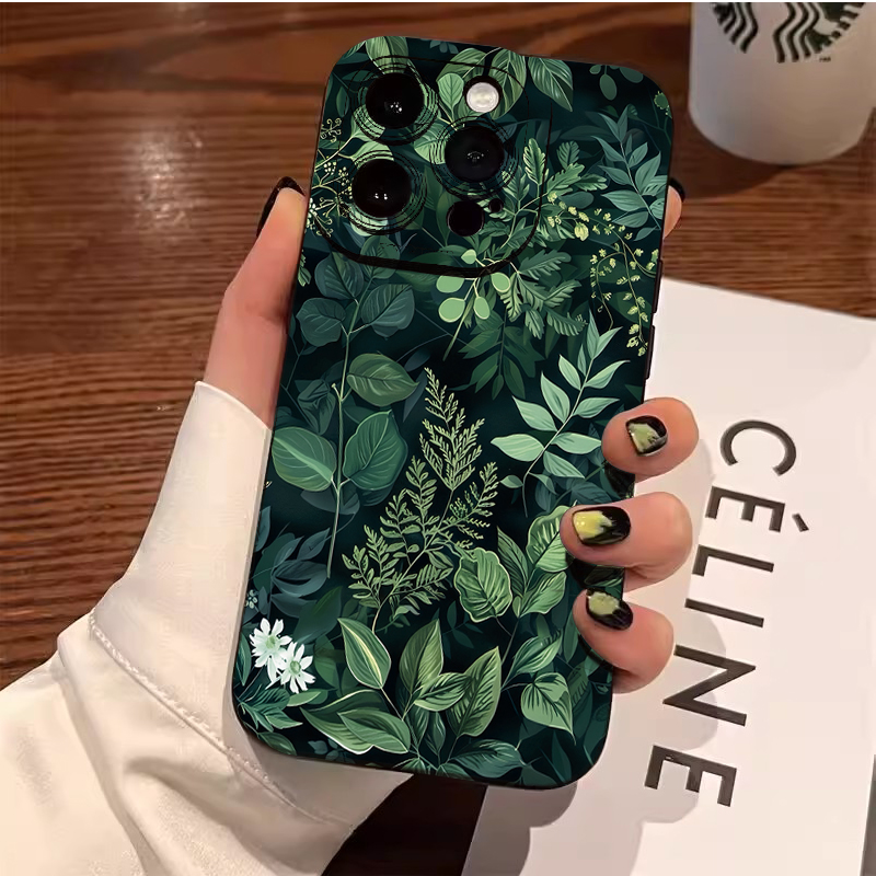 เคสโทรศัพท์ลายใบปาล์มและดอกไม้ - Plants X บทวิจารณ์และราคา