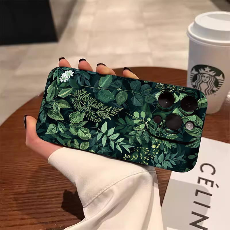 เคสโทรศัพท์ลายใบปาล์มและดอกไม้ - Plants X บทวิจารณ์และราคา