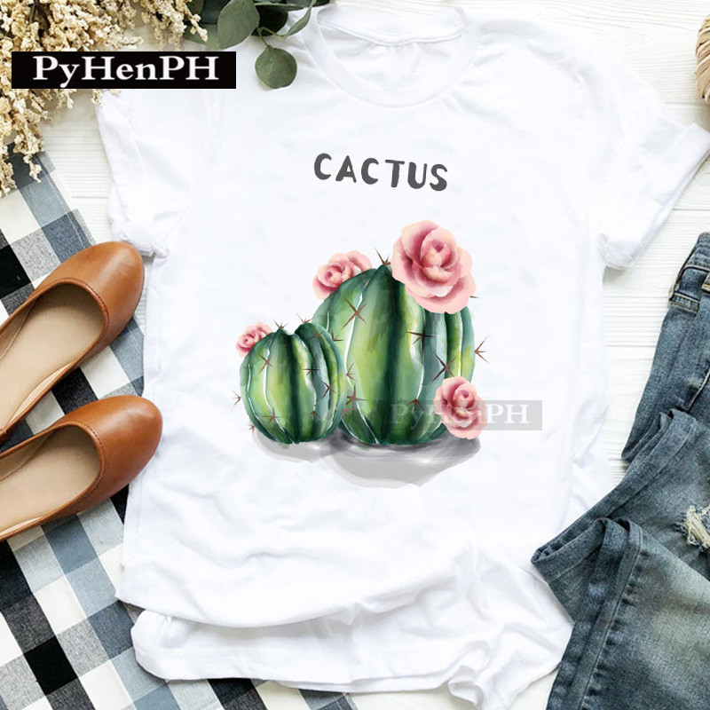 เสื้อยืดแฟชั่นลายกระบองเพชร แข - Parent Of Plant บทวิจารณ์และราคา