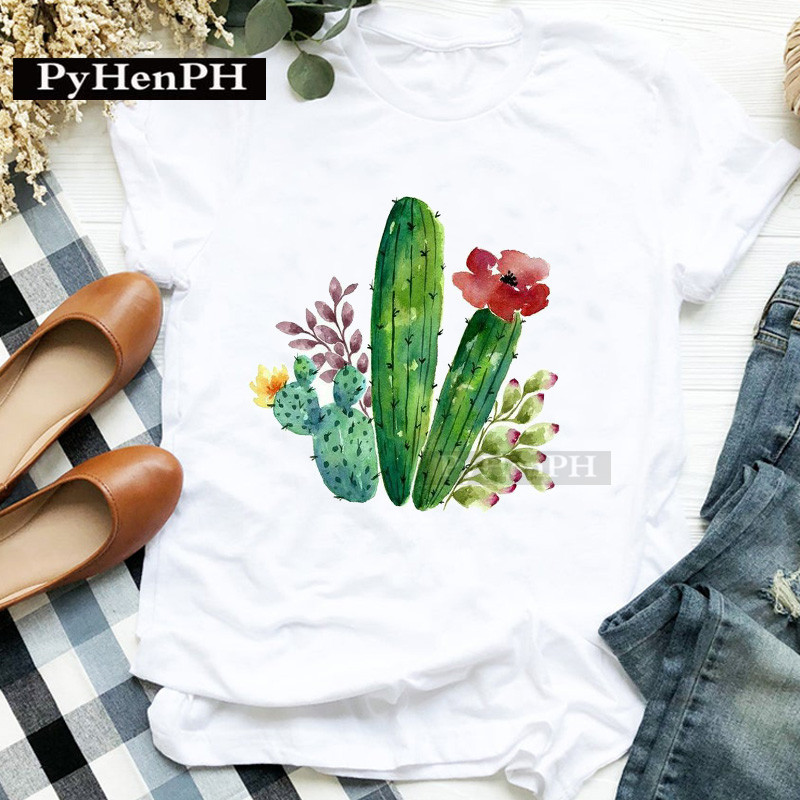 เสื้อยืดแฟชั่นลายกระบองเพชร แข - Parent Of Plant บทวิจารณ์และราคา