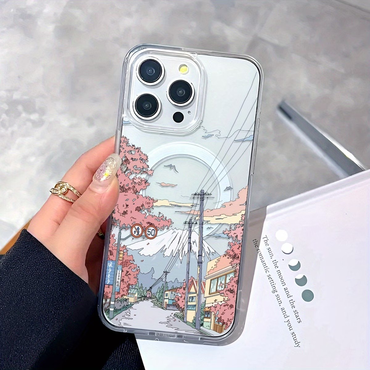เคสโทรศัพท์ลายดอกซากุระฟูจิสำห - Plants X บทวิจารณ์และราคา