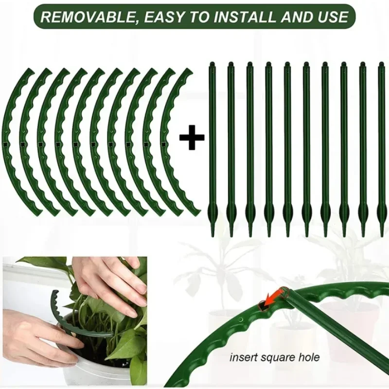 เสาค้ำต้นไม้พลาสติก สำหรับดอกไ - Plant Parent Tools บทวิจารณ์และราคา