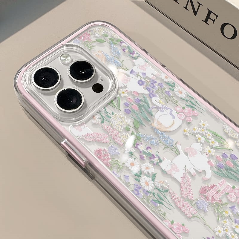 เคสโทรศัพท์ซิลิโคนใสลายดอกไม้น - Plants X บทวิจารณ์และราคา