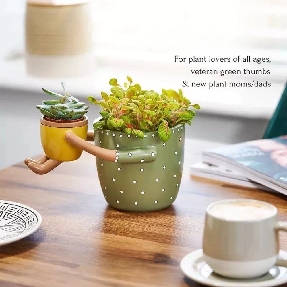 กระถางเรซิ่นลายจุดสำหรับปลูกต้ - Parent Of Plant บทวิจารณ์และราคา
